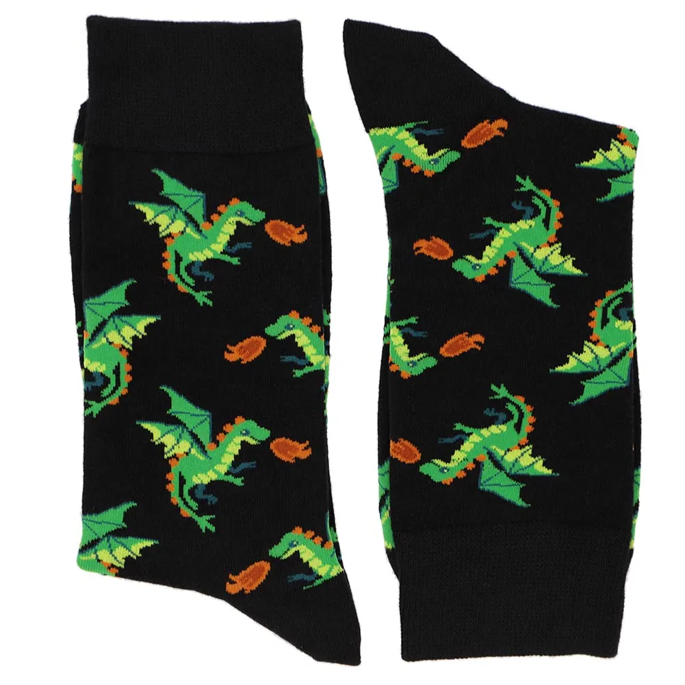 Men's Fiery Dragon Socks