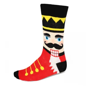 Men's Red Nutcracker Socks