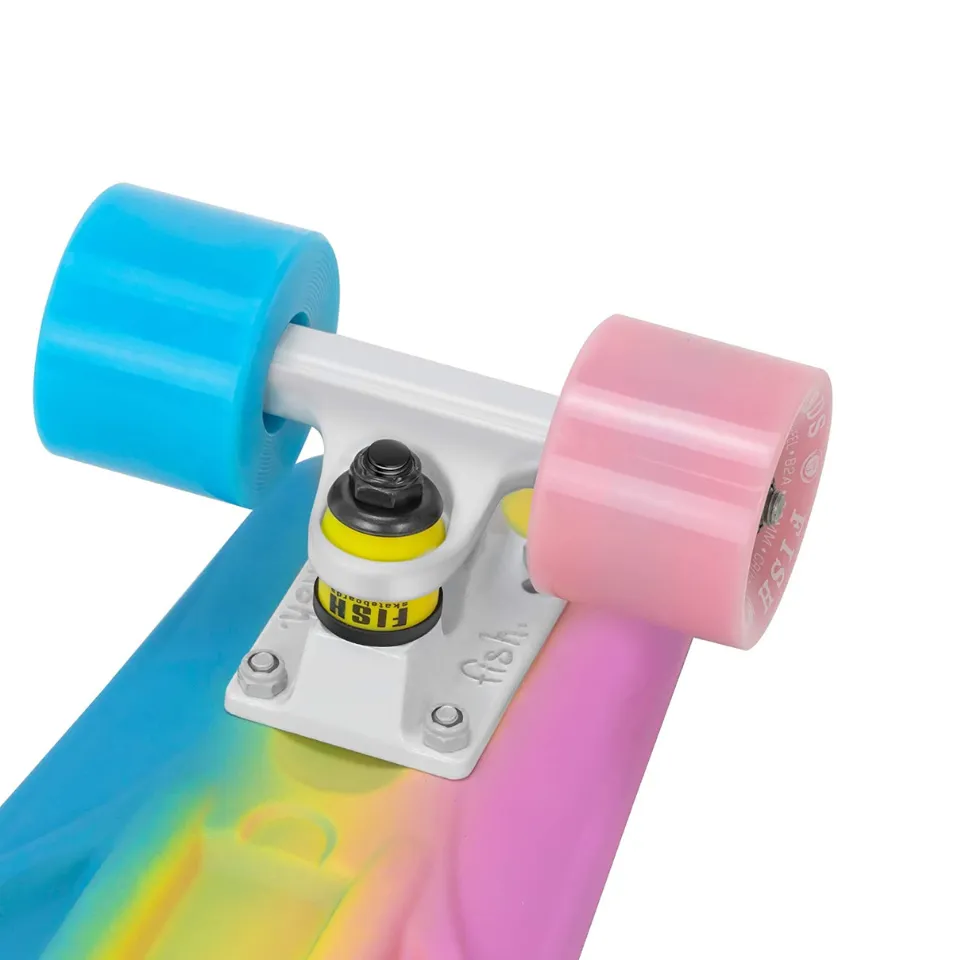 Minicruiser Fish Skateboard Multicolor