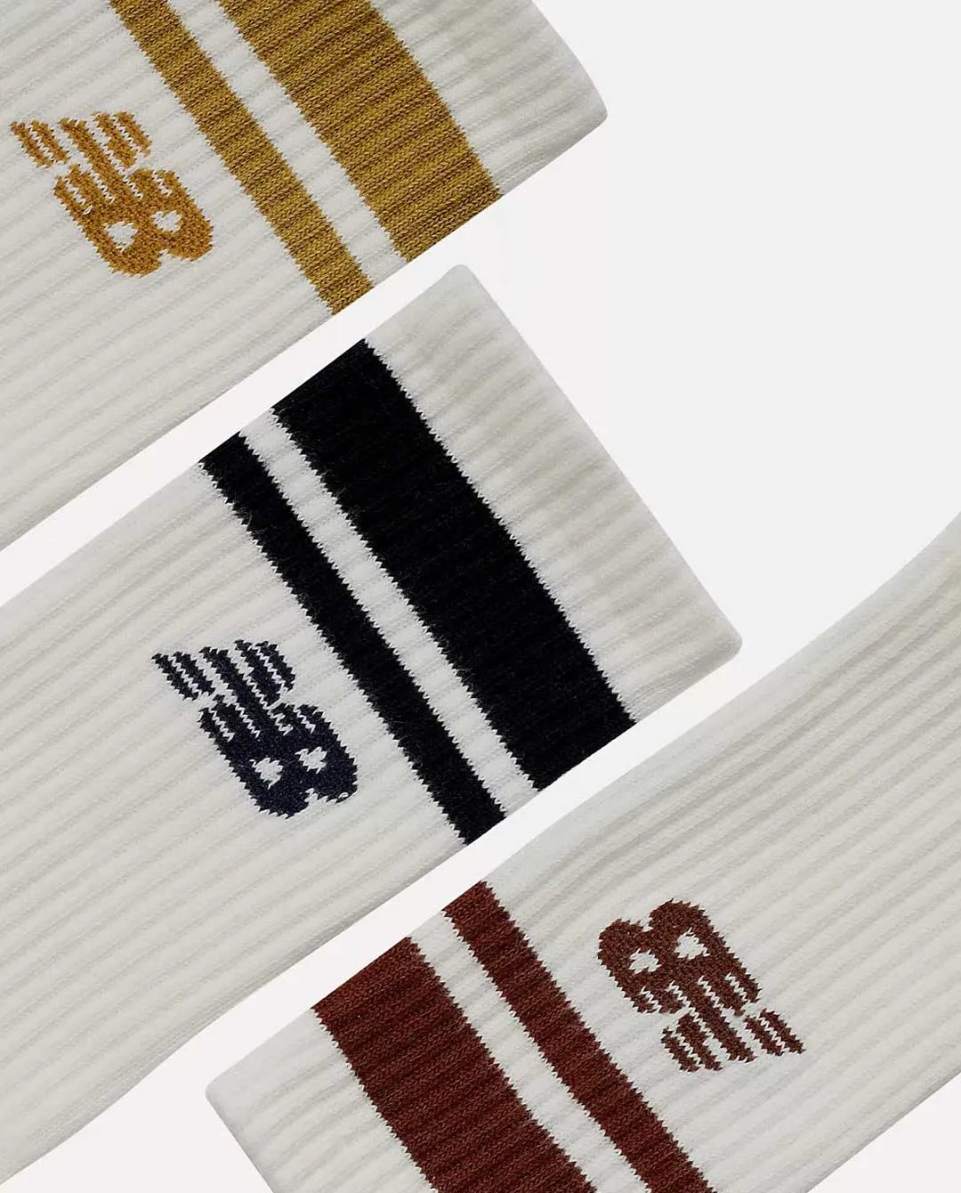 New Balance - Midcalf 3pk Sock - Sea Salt
