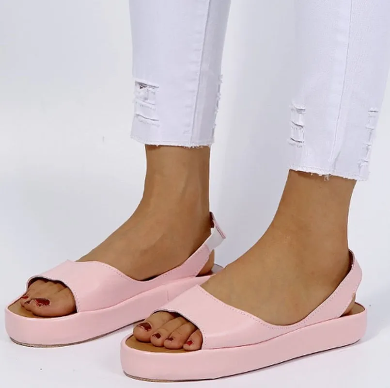 New Flat Sandals Slippers Women's Casual Outdoor Slippers Fashion Beach Shoes Thick Sole Sandals Summer Slippers open toe shoes