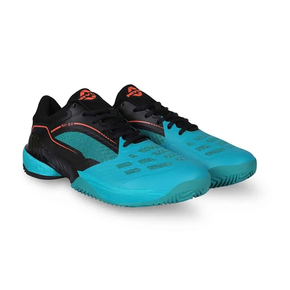 Nivia Ray 2.0 Tennis Shoes Turquoise/Black