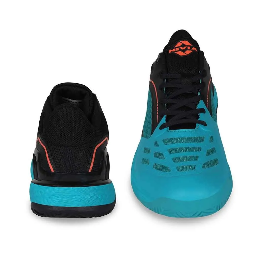 Nivia Ray 2.0 Tennis Shoes Turquoise/Black