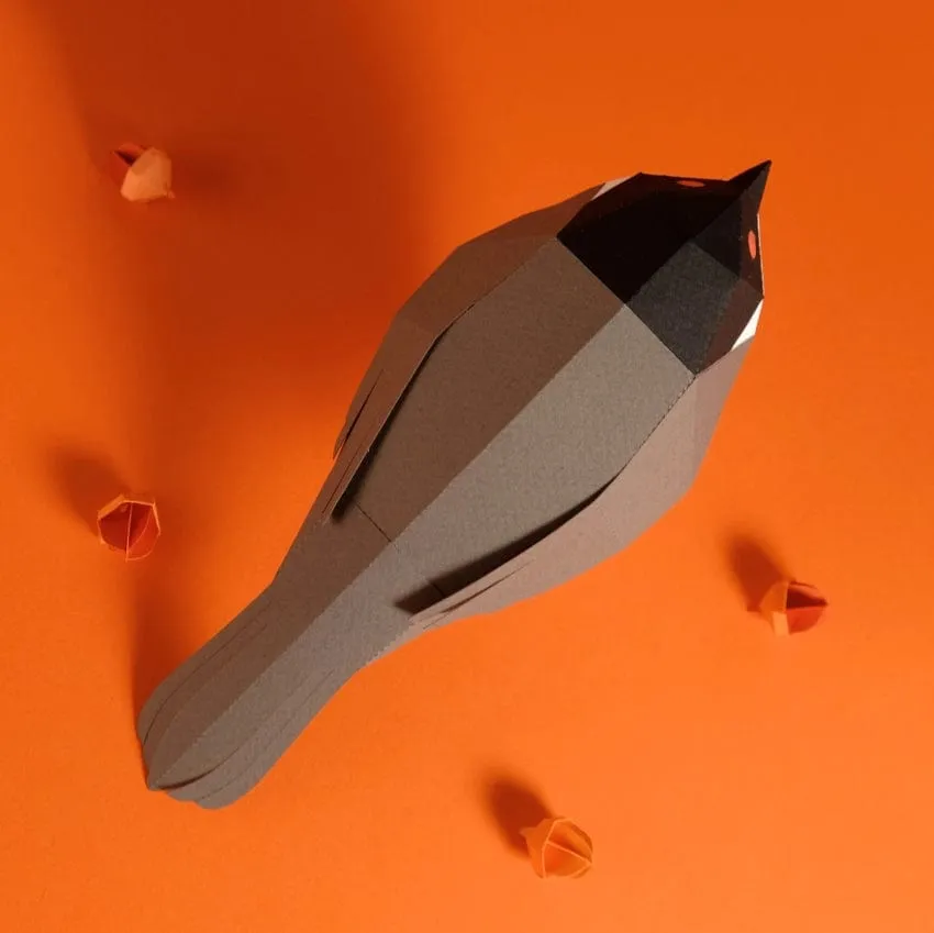 Plego 3D Paper Bird Kit - Sylvia