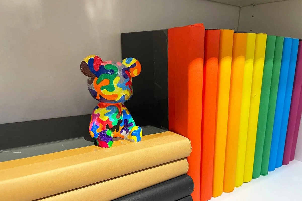 Puzzle Bear Figure