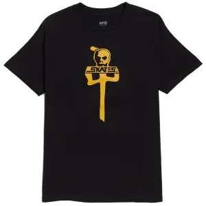 RDS x Skull Skates T-Shirt - Black/Tarsands