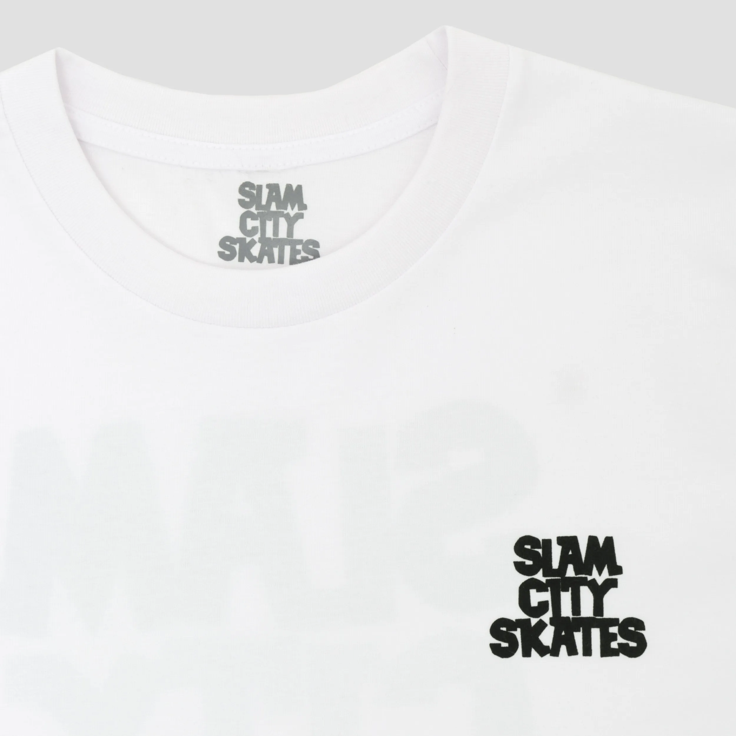 Slam City Classic Scale Logo T-Shirt White