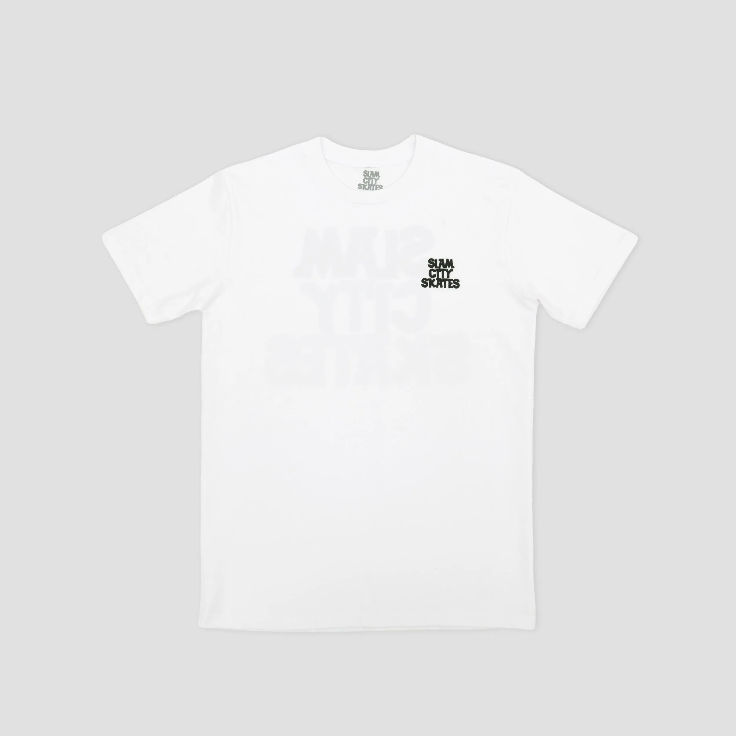 Slam City Classic Scale Logo T-Shirt White