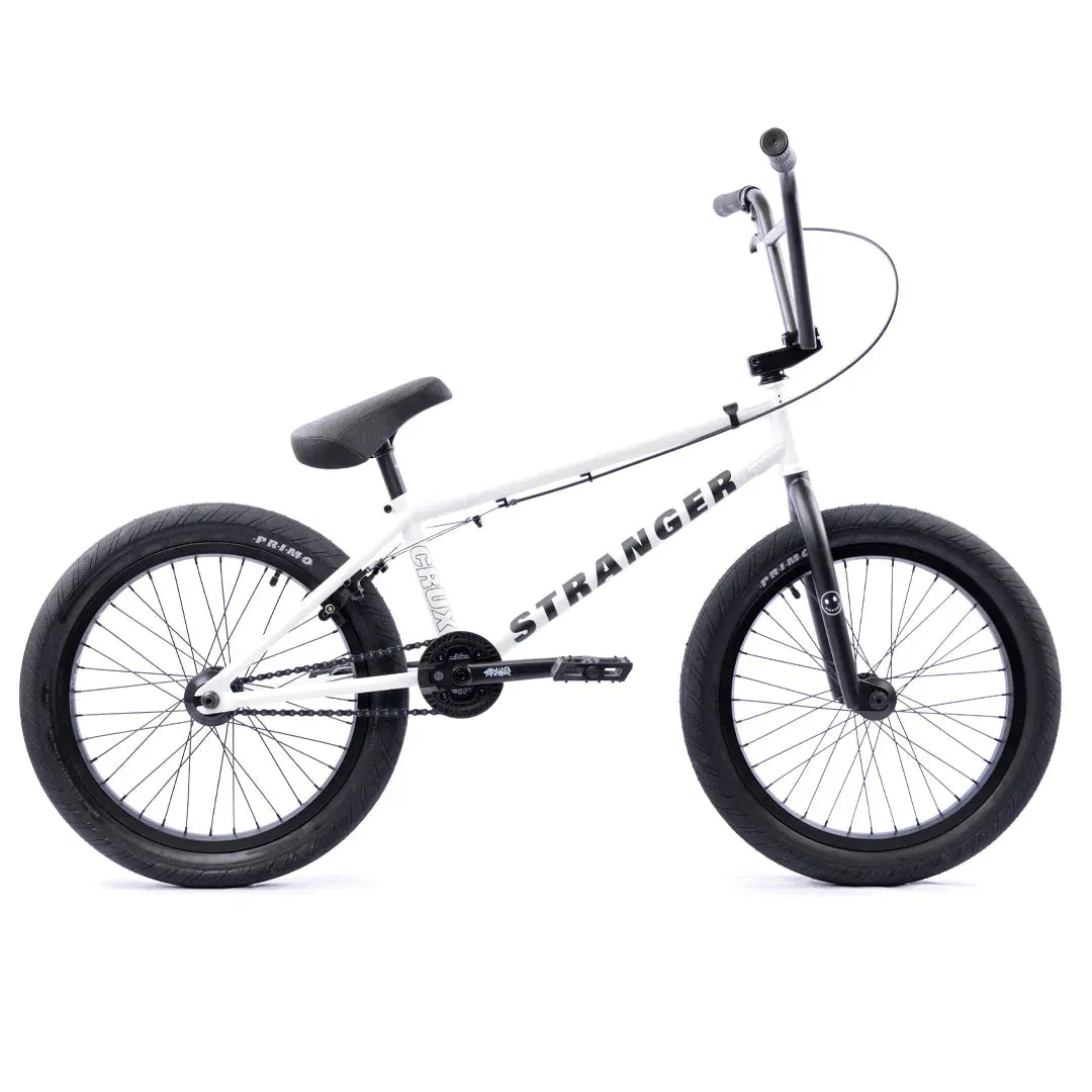 Stranger Crux 21″ Complete BMX Bike - Matt White