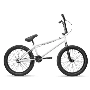Stranger Level 20.75″ Complete BMX Bike RHD Cassette - Matt White
