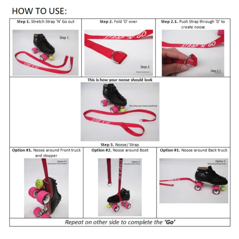 Strap'n'Go Glitter Skate Noose