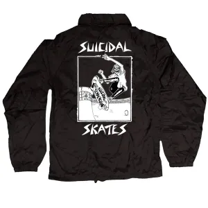 SUICIDAL SKATES POOL SKATER 80S WINDBREAKER BLACK