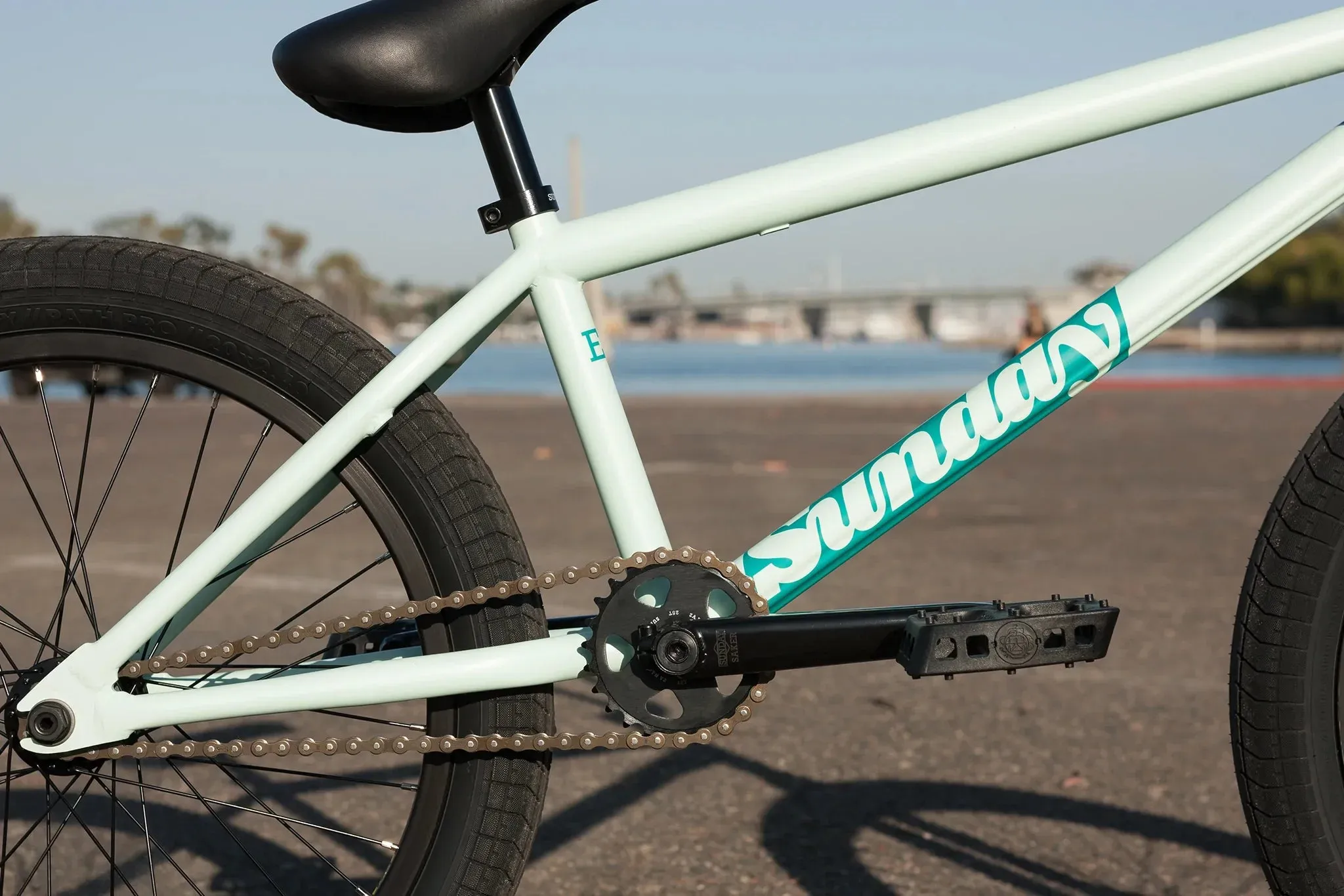 Sunday 2023 EX Julian Arteaga Signature 20.75″ Complete BMX Bike - Matte Cool Mint