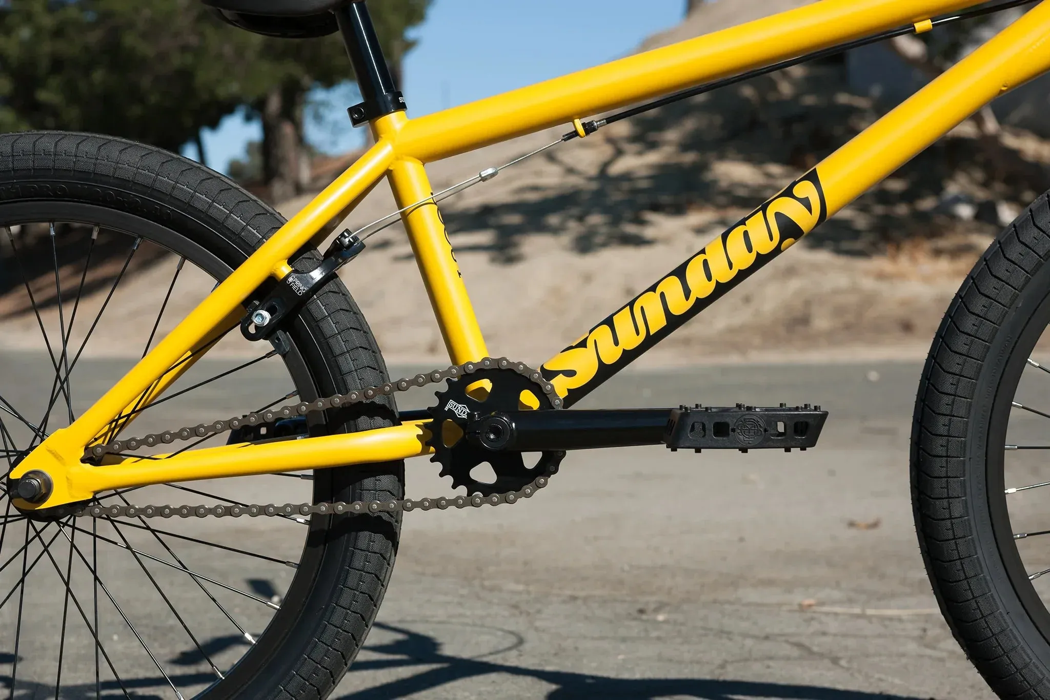 Sunday Scout 21″ Complete BMX Bike - Matte Mustard