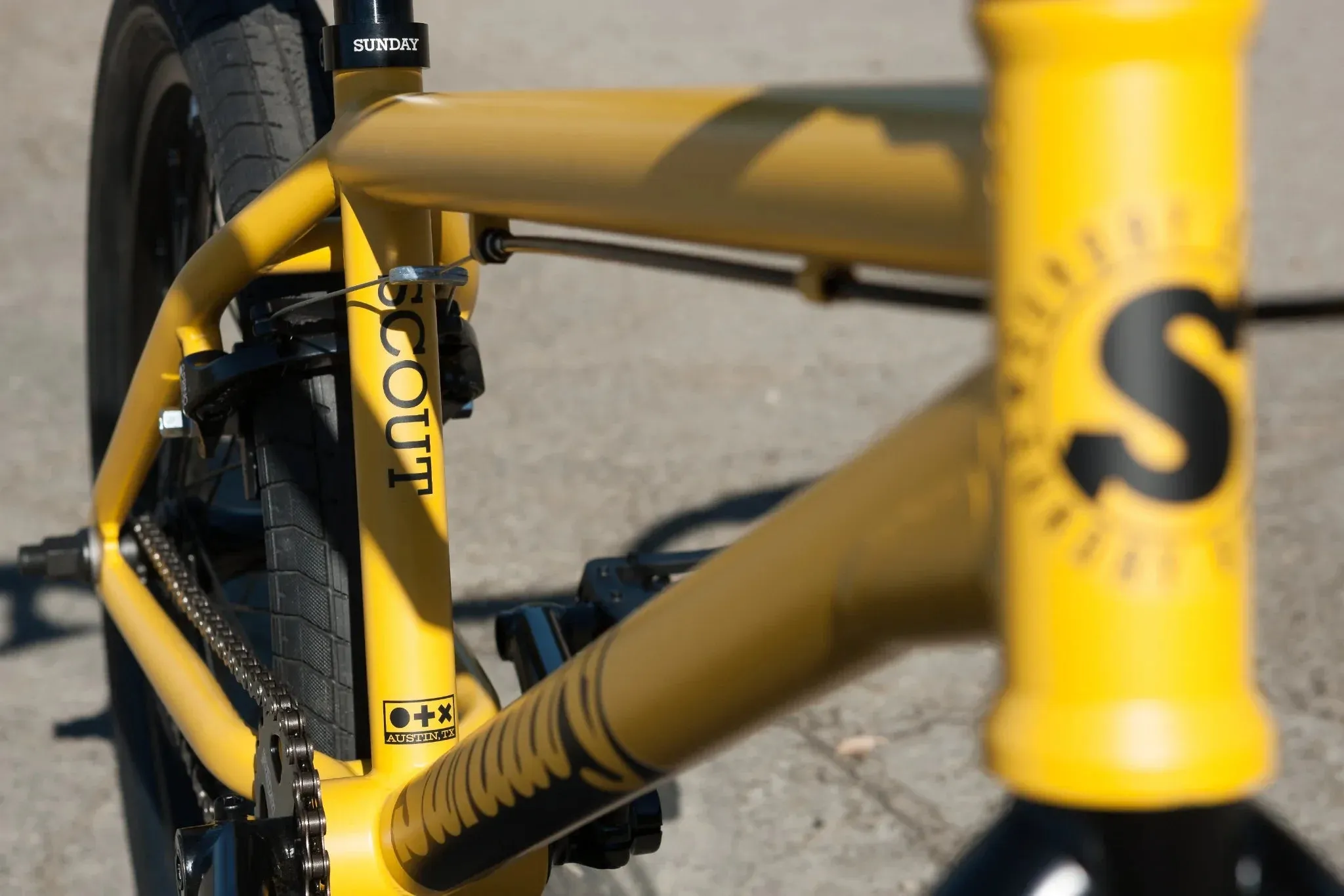 Sunday Scout 21″ Complete BMX Bike - Matte Mustard