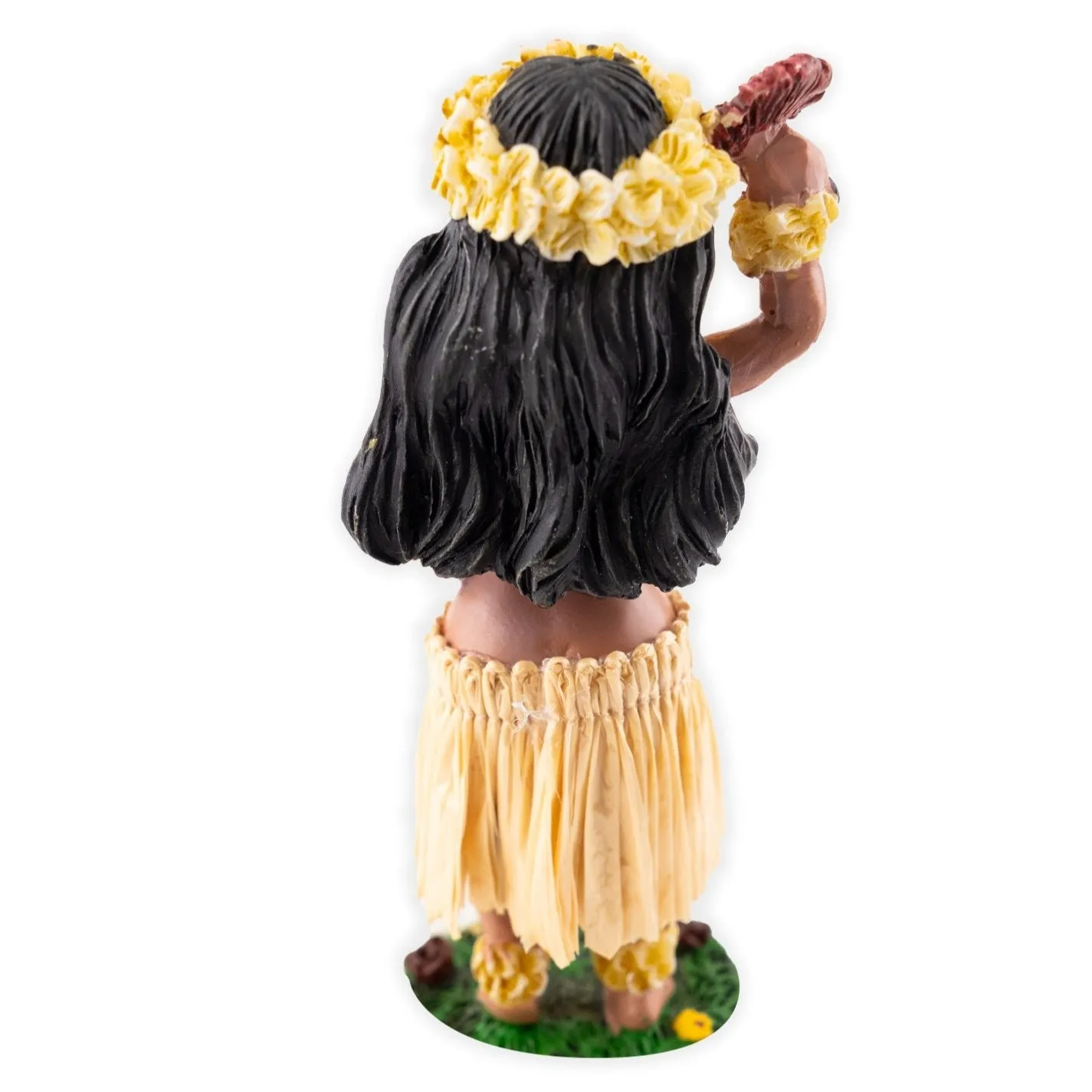 Sweet KeAloha Dashboard Hula Girl with Uli Uli Bobble Doll- 4''