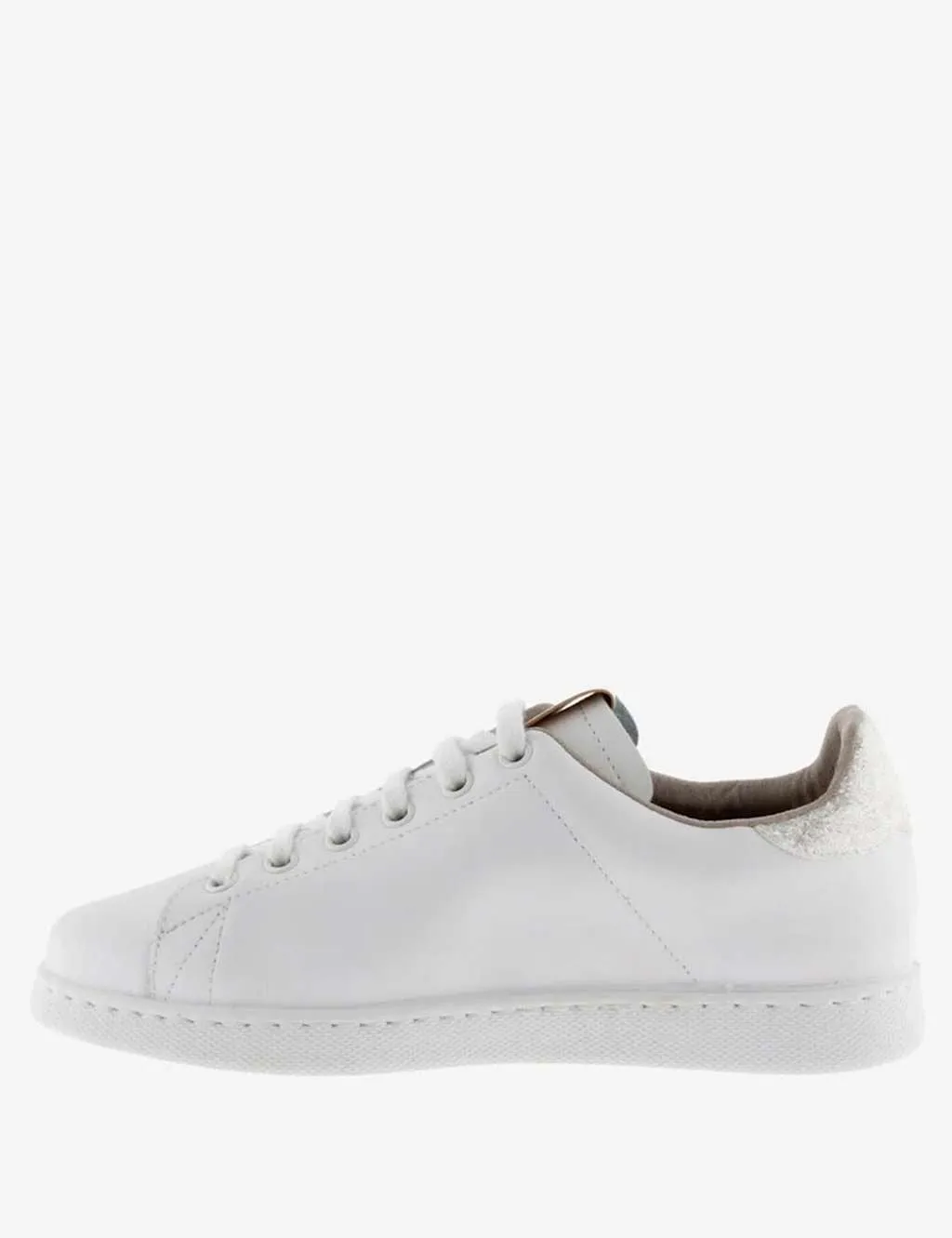 Tennis Leather & Glitter Swirls Trainer