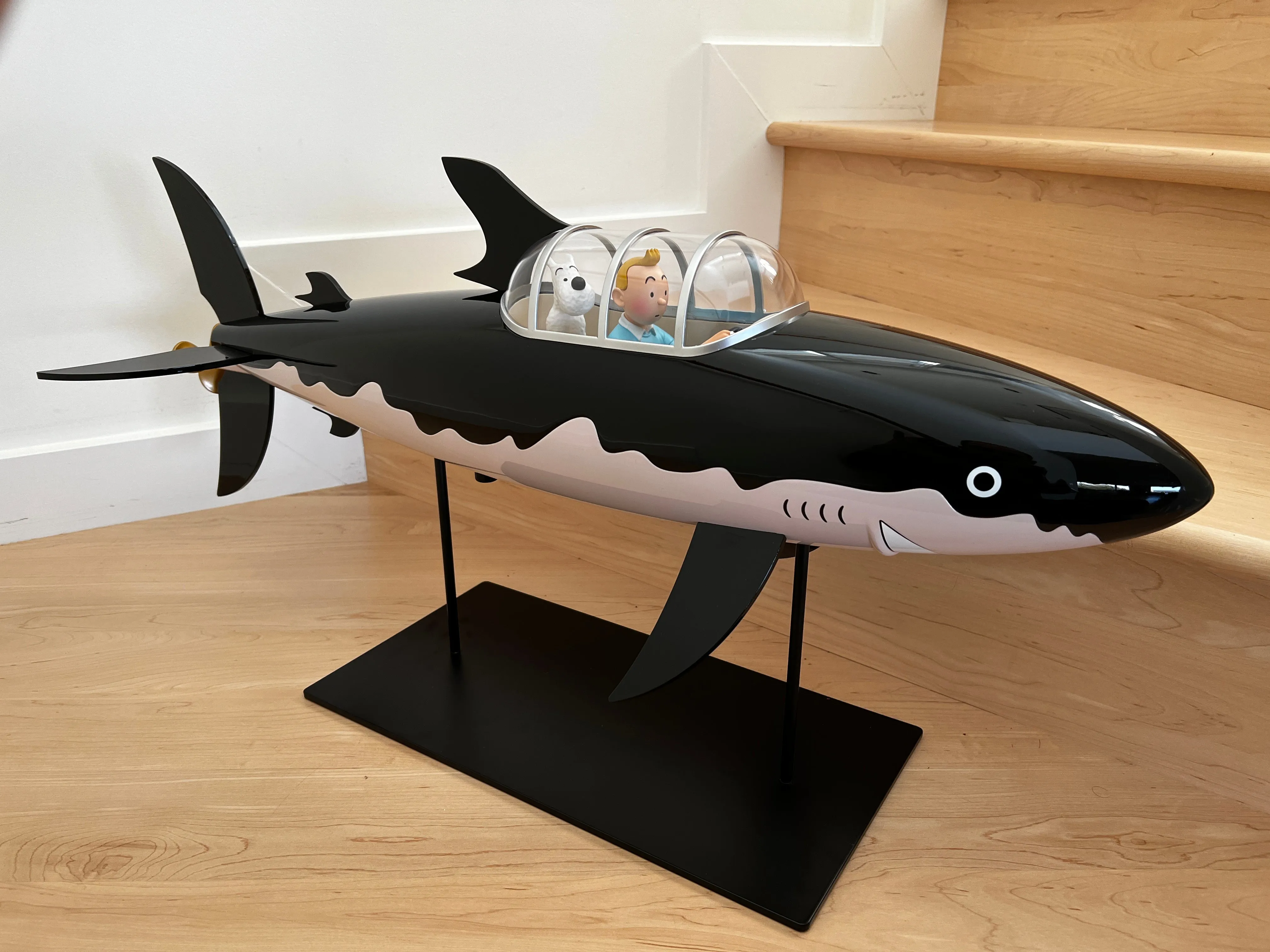 Tintin 77cm Submarine Shark From Red Rackham's Treasure Ref. 40029