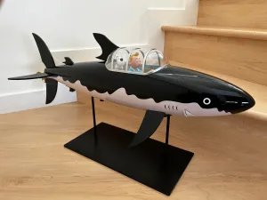 Tintin 77cm Submarine Shark From Red Rackham's Treasure Ref. 40029