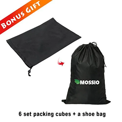 Travel Organizer,Mossio Multifunctional Compact Clothing Packing Cube Wine Red