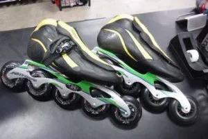 Used Bont Speed Size 38 5 Wheel Racing In Line Skates