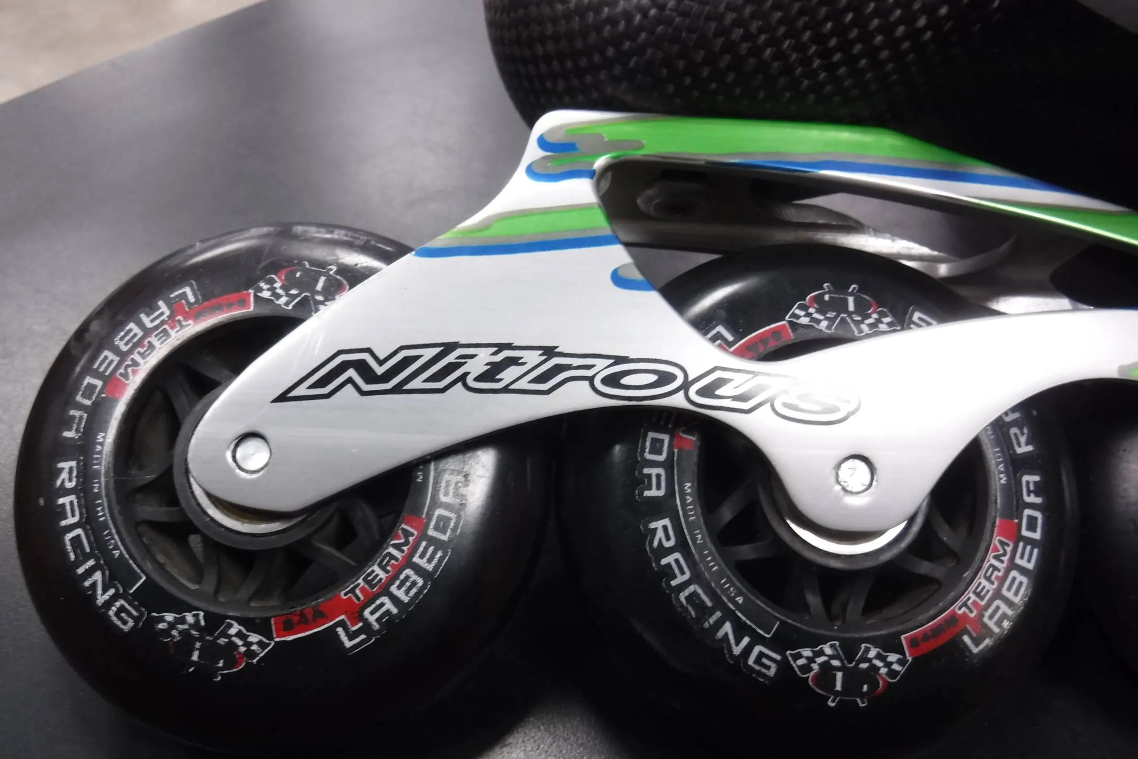 Used Bont Speed Size 38 5 Wheel Racing In Line Skates