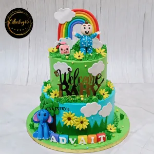 Welcome Baby Cocomelon 3kg Cake
