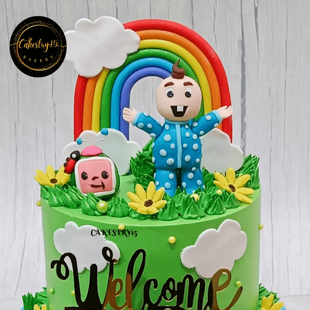 Welcome Baby Cocomelon 3kg Cake