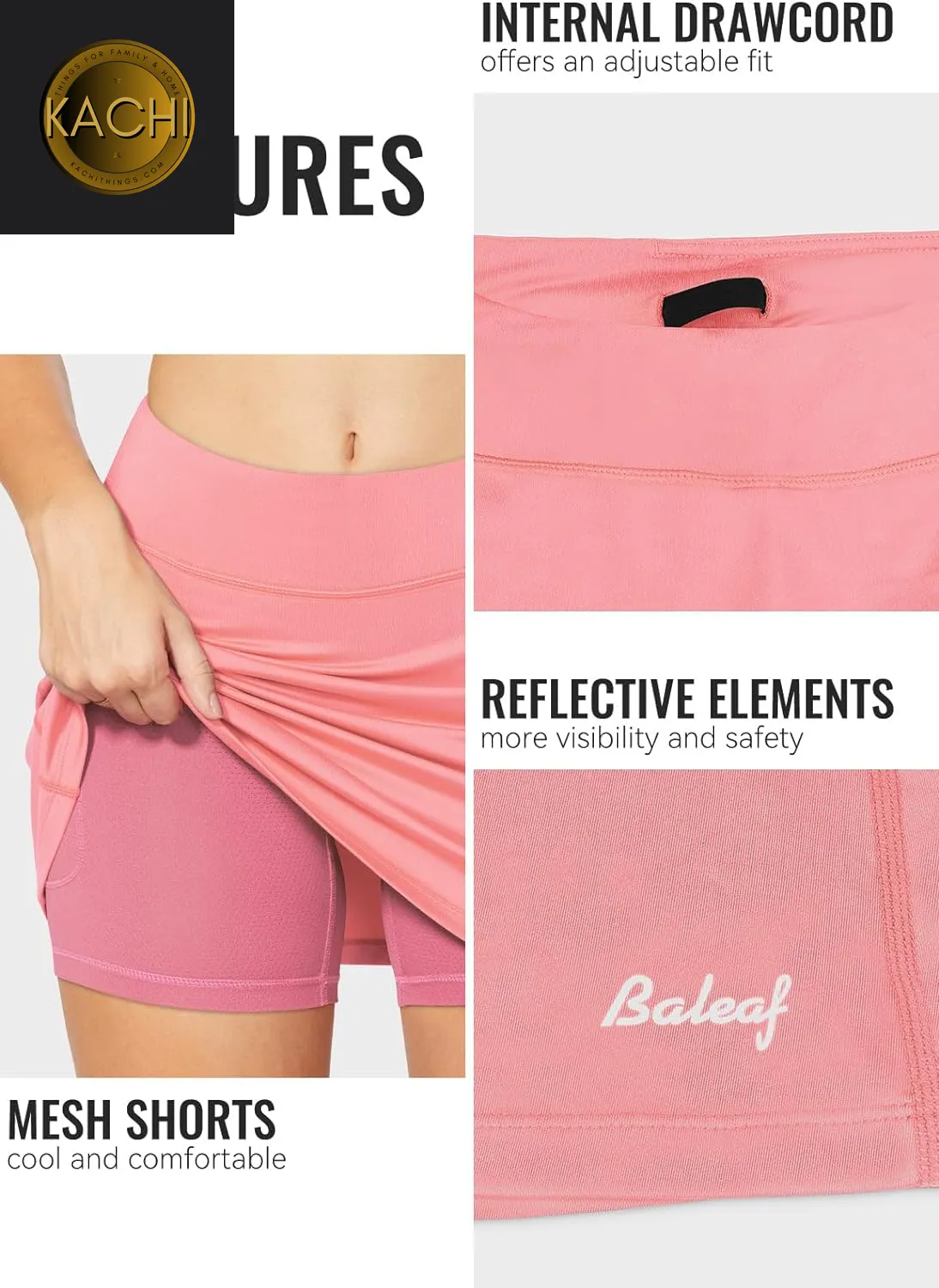 Women's Golf  Tennis Skorts with Pockets