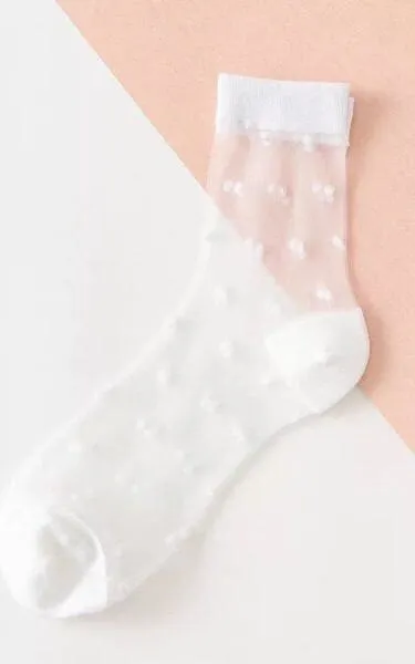 XS Unified - Sheer Dot Anklet Sock